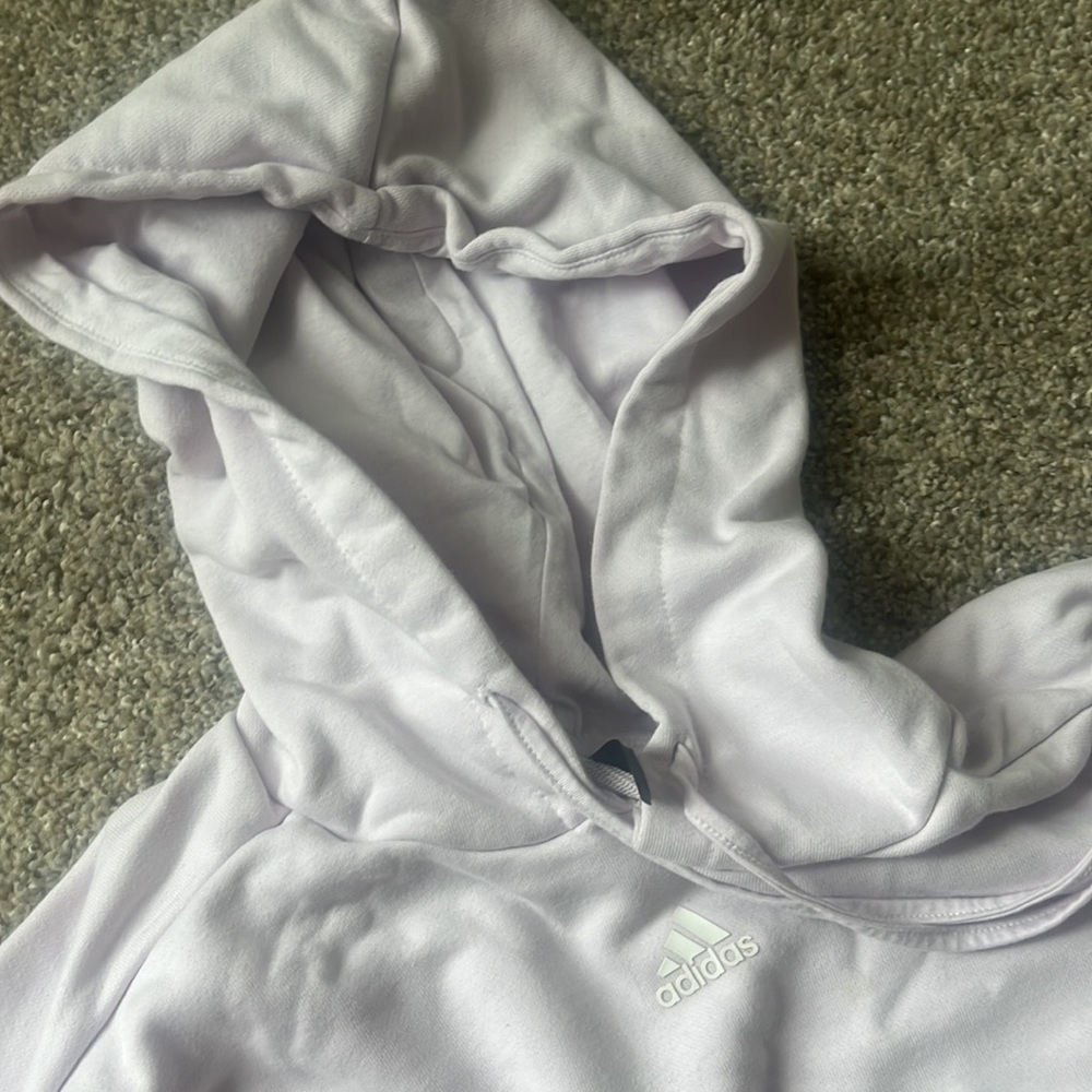Adidas hyper glam French Terry lounge SET. Womens Large. Shorts are new with tag - Picture 12 of 14